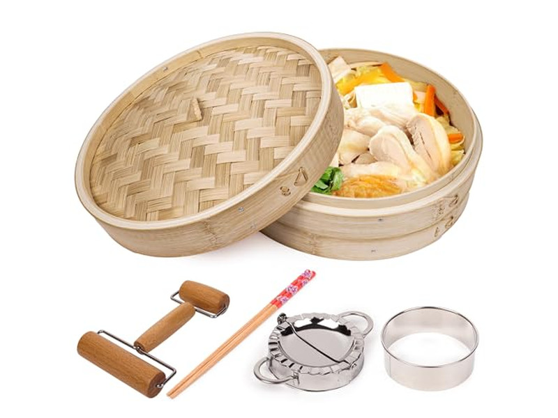 مبخرة ديم سام بامبو 10 سلة بخار الخيزران