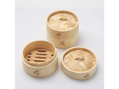 سلة بخار الخيزران الصينية للديم سوم