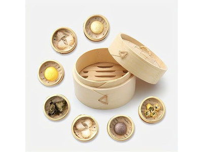 سلة بخار الخيزران الصينية للديم سوم