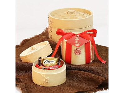 سلة بخار الخيزران الصينية للديم سوم