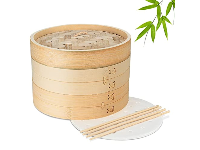 سلال التبخير سلة بخار الخيزران