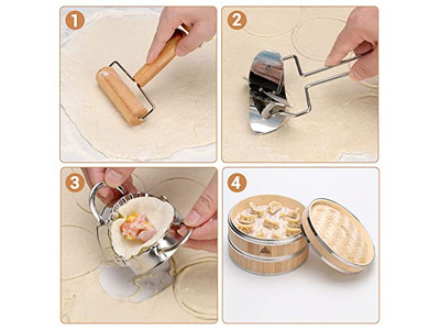 سلة بخار الخيزران الأساسية